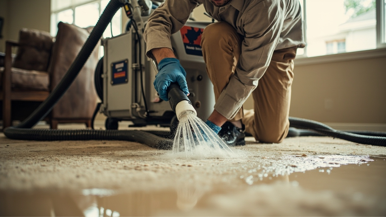 Carpet Water Extraction in Sacramento – Fast Response Prevents Mold and Structural Damage