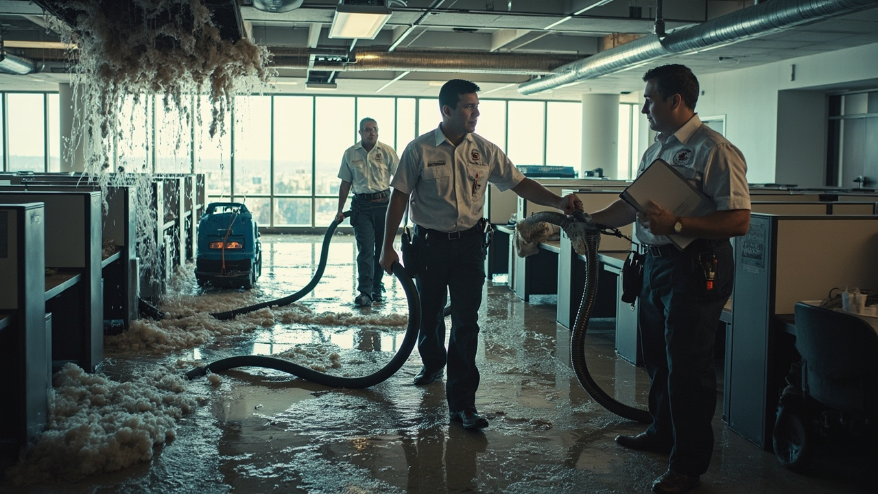 How Commercial Water Mitigation Differs from Residential Response