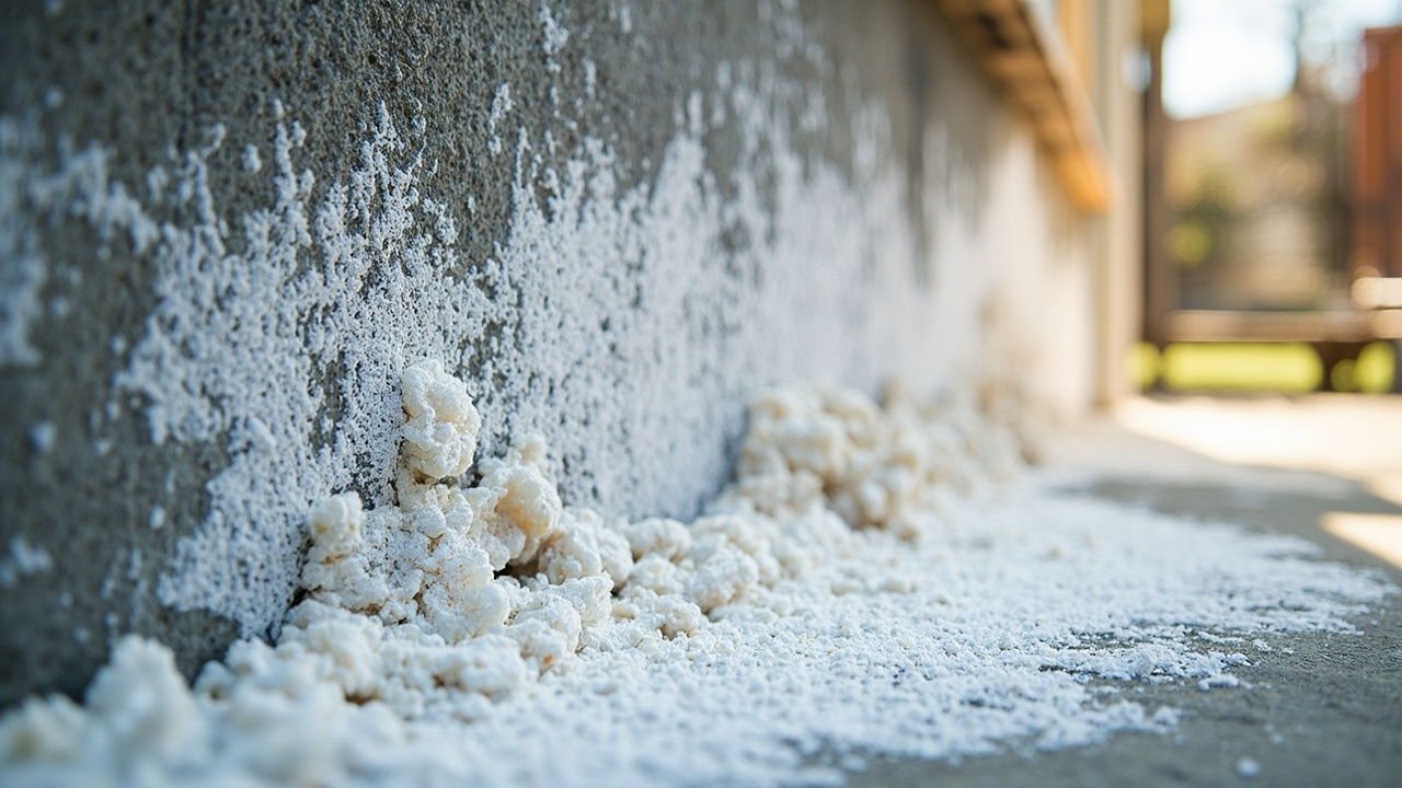 Efflorescence on Concrete in Sacramento – Expert Diagnosis and Permanent Moisture Solutions
