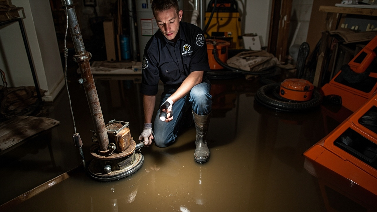 Our Broken Sump Pump Water Damage Restoration Process