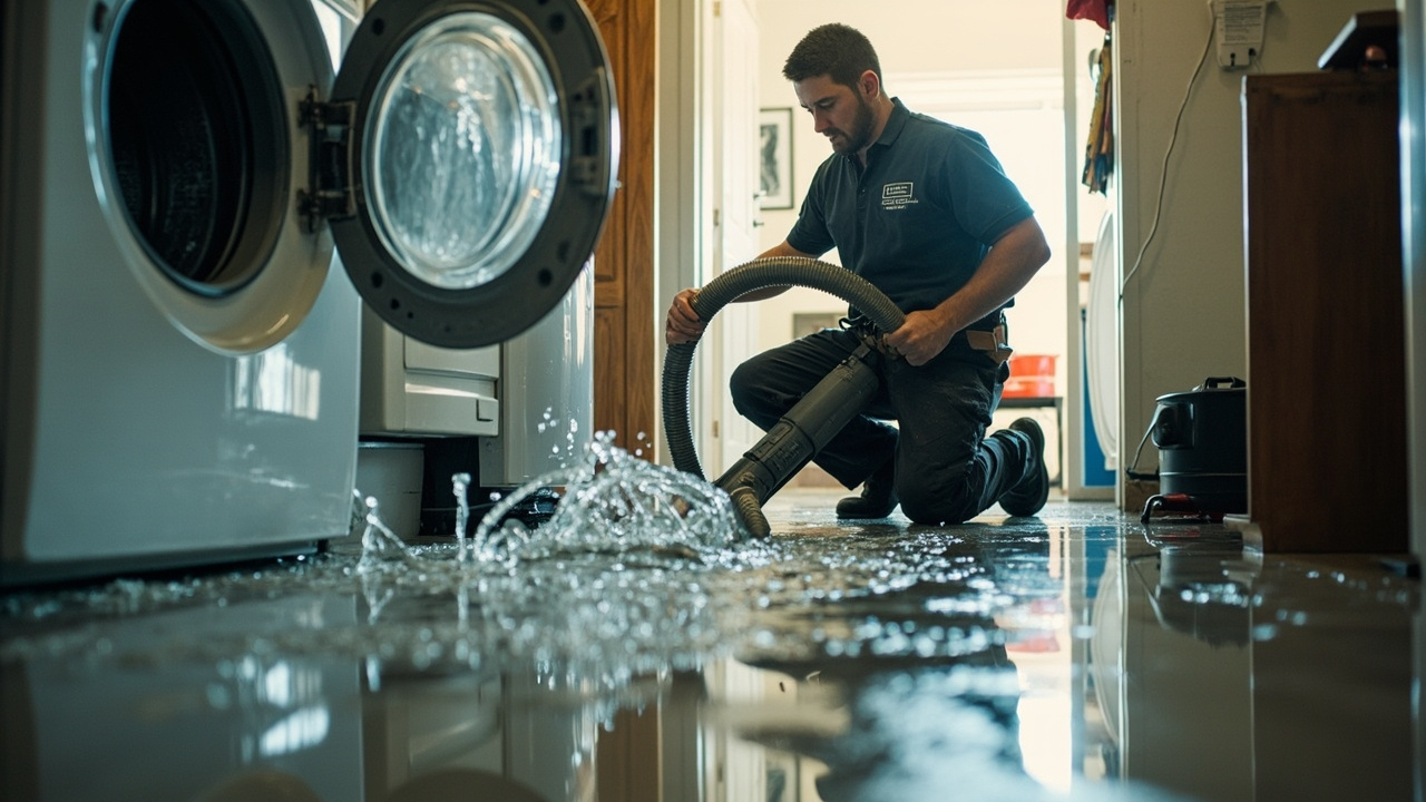 Washing Machine Overflow Cleanup in Sacramento – 24/7 Emergency Response Within 60 Minutes