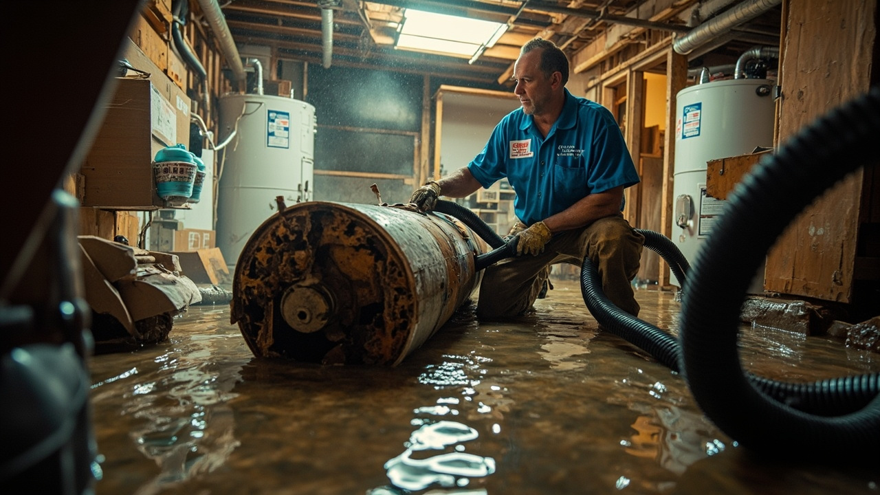 How Professional Water Heater Burst Extraction Actually Works