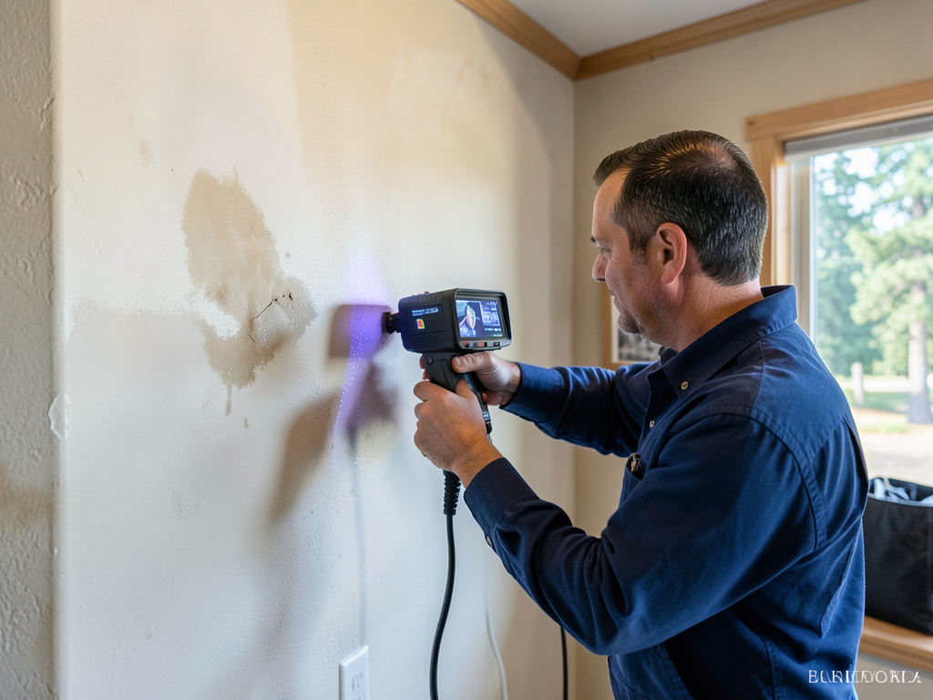 Finding hidden water damage behind the walls of yo