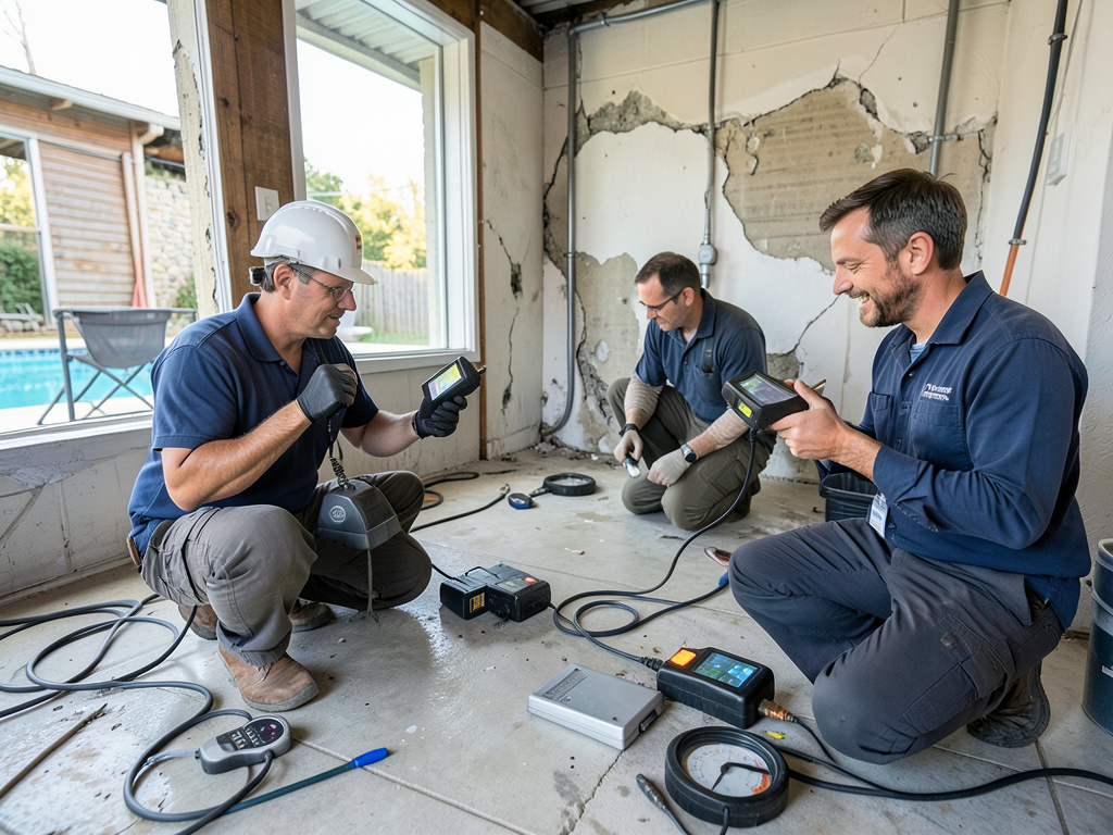 What to do when you find standing water in your po